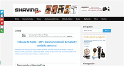 Desktop Screenshot of maquinas-de-afeitar.com